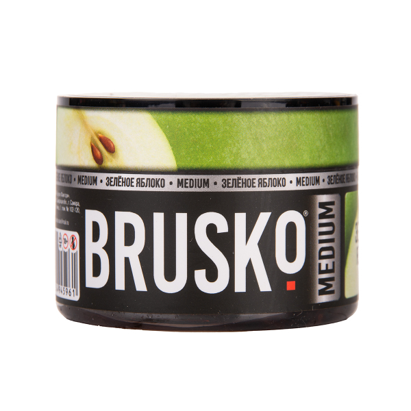 Бестабачная смесь Brusko Zero Зелёное Яблоко 50 грамм в Севастополе
