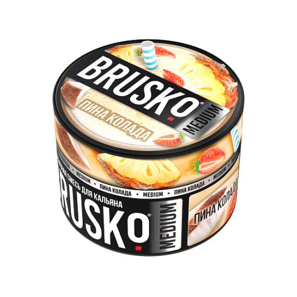 Бестабачная смесь Brusko Zero Пина Колада 50 грамм в Севастополе