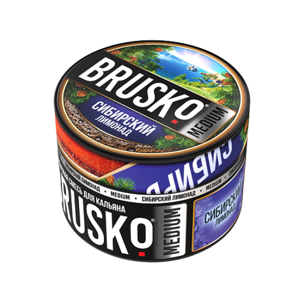 Бестабачная смесь Brusko Zero Сибирский Лимонад 50 грамм в Севастополе