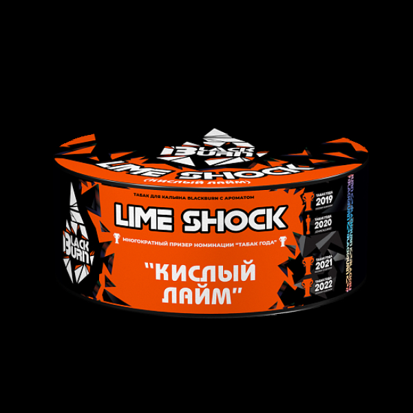 Табак BlackBurn Lime Shock 100 грамм в Севастополе