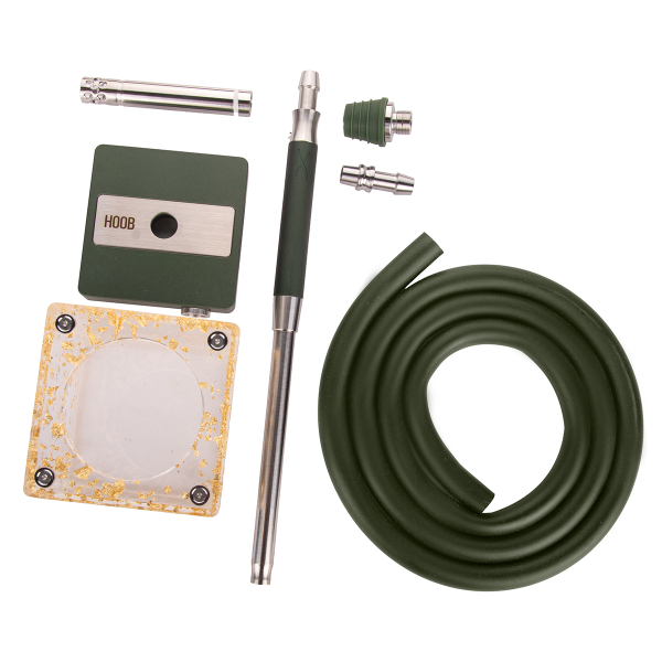 Кальян Hoob Subatom British Racing Green X Ss | Cube Mini Gold в Севастополе