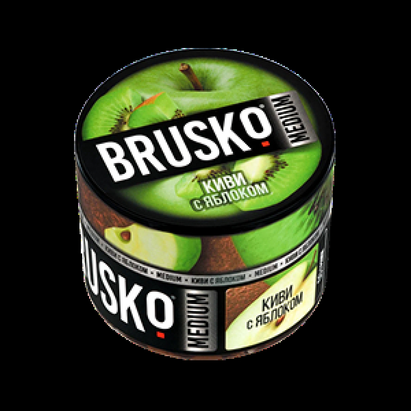 Бестабачная смесь Brusko Киви С   Яблоком 50 грамм в Севастополе
