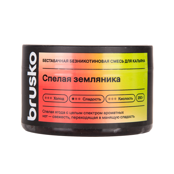 Бестабачная смесь Brusko Спелая Земляника 250 грамм в Севастополе