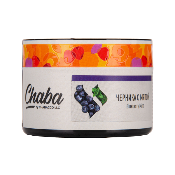 Бестабачная смесь Chaba Blueberry Mint Nicotine Free 40 грамм в Севастополе