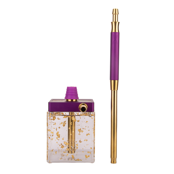 Кальян Hoob Subatom Royal Purple X Gold | Cube Mini Gold в Севастополе