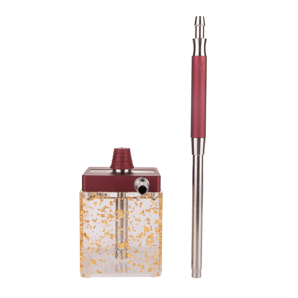 Кальян Hoob Subatom Wine Red X Ss | Cube Mini Gold в Севастополе