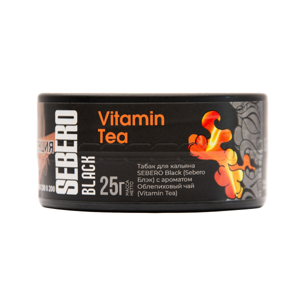 Табак Sebero Black Black Vitamin Tea 25 грамм в Севастополе
