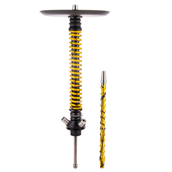 Кальян Mamay Customs Coilover Большой  Чёрный Золотой Сплеш в Севастополе