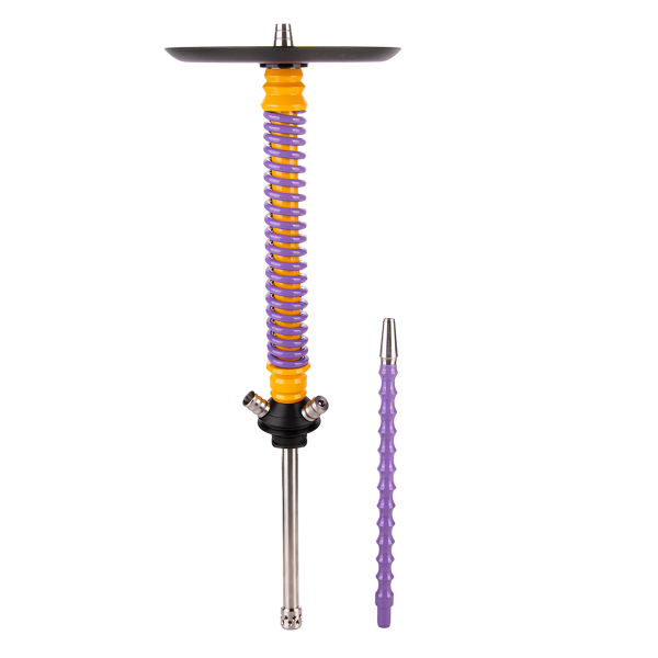 Кальян Mamay Customs Coilover Большой  Жёлтый Сирень в Севастополе