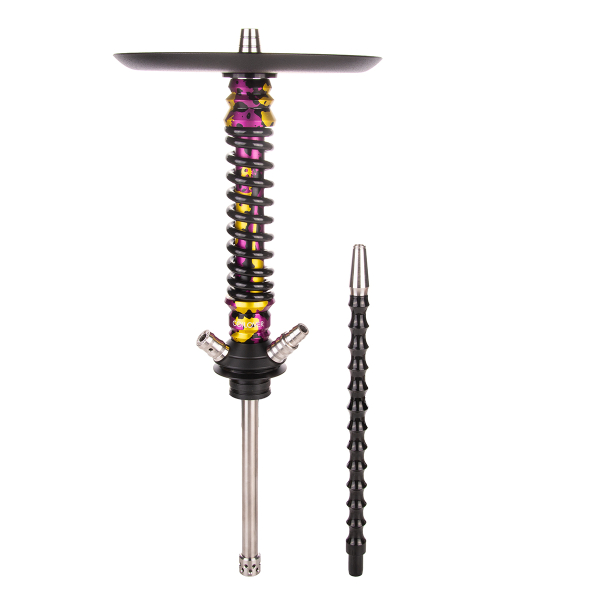 Кальян Mamay Customs Coilover Mini   Пурпурный/золотой Камуфляж Чёрный в Севастополе