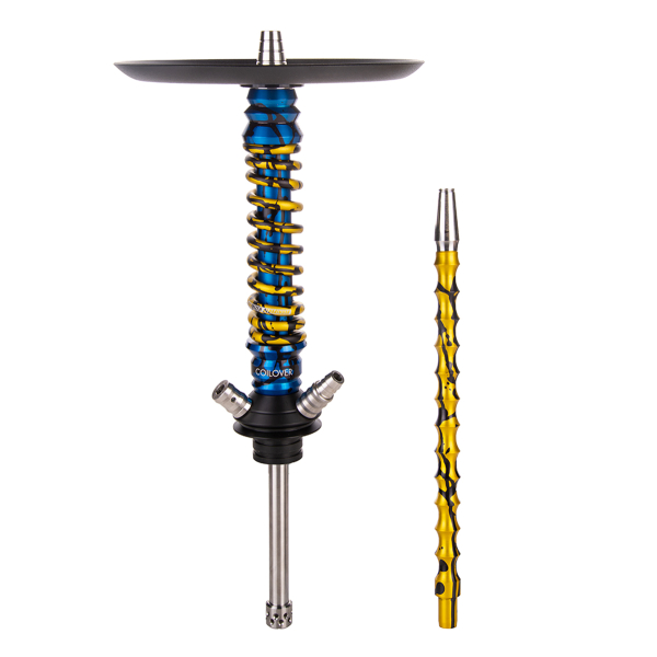 Кальян Mamay Customs Coilover Mini   Синий Сплеш Золотой Сплеш в Севастополе