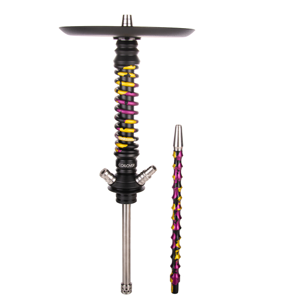 Кальян Mamay Customs Coilover Mini   Чёрный Пурпурный/золотой Камуфляж в Севастополе