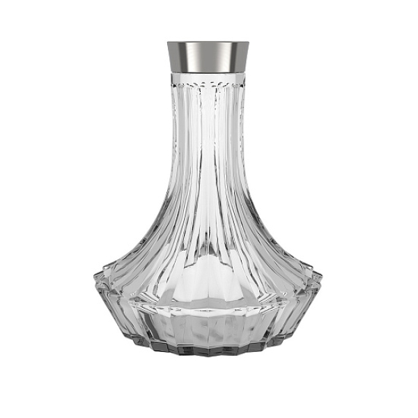 Колба Alpha Hookah Craft Twistlock На Резьбе Прозрачная  Silver в Севастополе