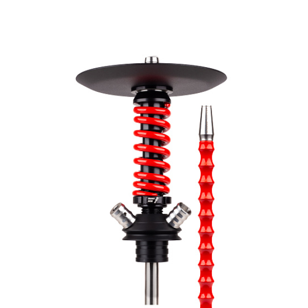 Кальян Mamay Customs Coilovers Micro Anod Черный Красный Глянец в Севастополе