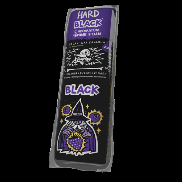 Табак Хулиган Hard Black Черные Ягоды 200 грамм в Севастополе