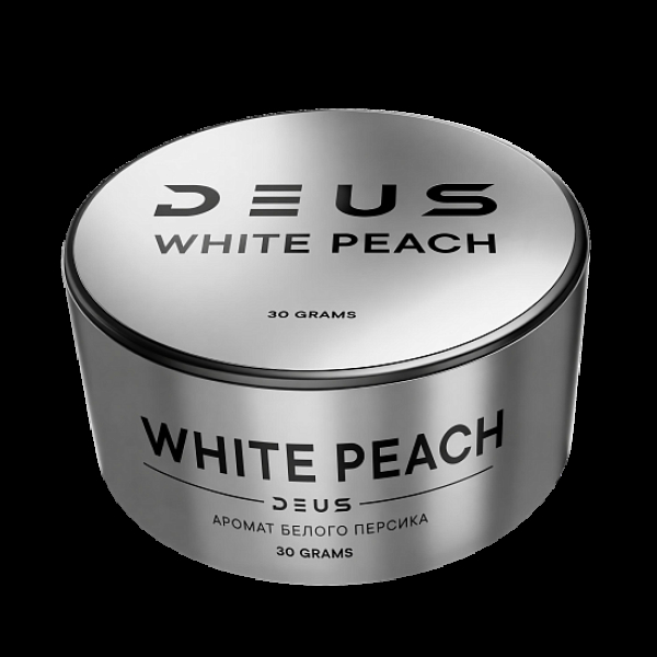 Табак Deus White Peach Белый Персик 30 грамм в Севастополе