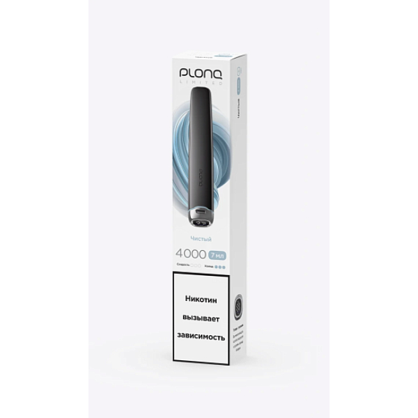 Электронка Plonq Plus Pro Black Чистый 4000 затяжек в Севастополе