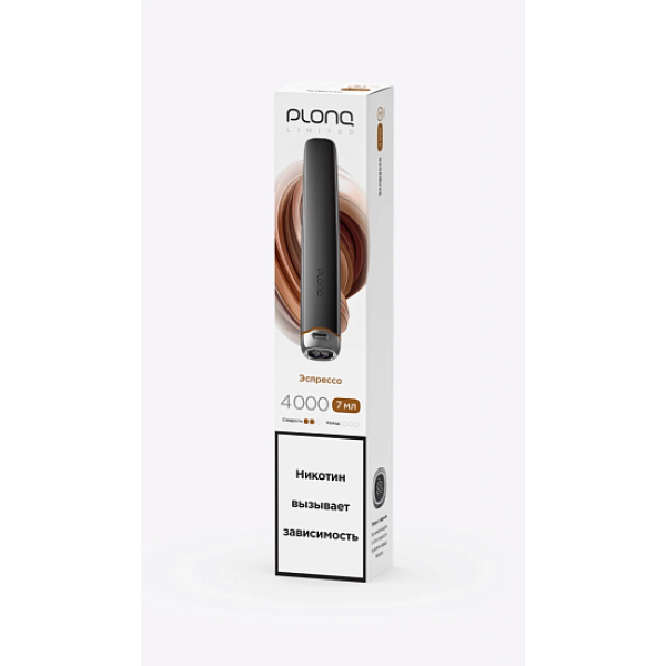 Электронка Plonq Plus Pro Black Эспрессо 4000 затяжек в Севастополе