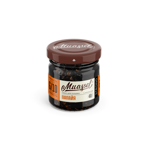 Табак Muassel Extra Strong Папайя 40 грамм в Севастополе