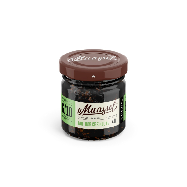 Табак Muassel Extra Strong Мятная Свежесть 40 грамм в Севастополе