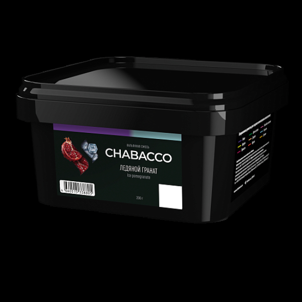 Бестабачная смесь Chabacco Ice Pomegranate Ледяной Гранат Medium 200 грамм в Севастополе
