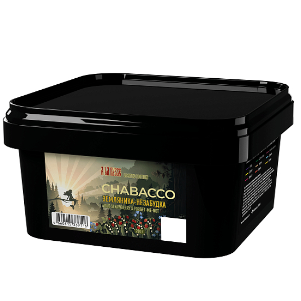 Бестабачная смесь Chabacco Le Strawberry & Forget Me Not Земляника Незабудка Medium 200 грамм в Севастополе
