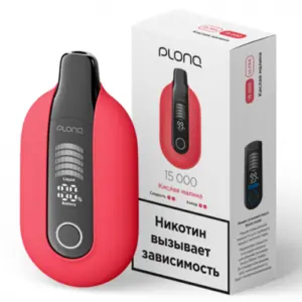 Электронная сигарета Plonq Ultra Клюквенная Газировка  12000 затяжек в Севастополе