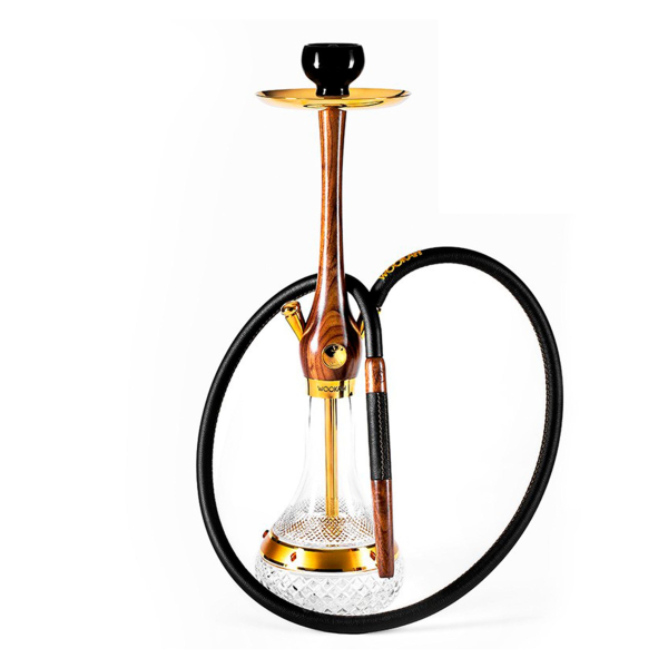 Кальян Wookah Walnut Gold Amber Click (золотой, 64 см) в Севастополе