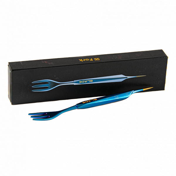 Вилка-шило Blade Hookah Blue Matte в Севастополе